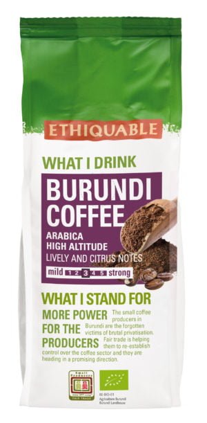 Gemalen koffie Burundi 250g