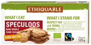 Boite de 12 speculoos pur beurre au sucre de canne bio et équitable.
