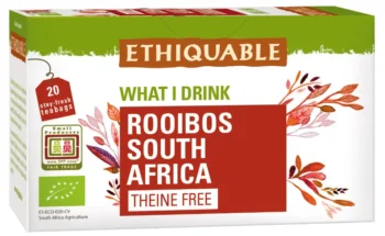 Rooibos d'Afrique du Sud. Boîte contenant 20 sachets