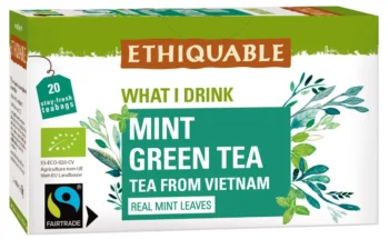 Boîte de Thé vert menthe du Vietnam. Bio et équitable.