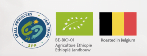 labels GEMALEN KOFFIE ETHIOPIË CAFEÏNEVRIJ