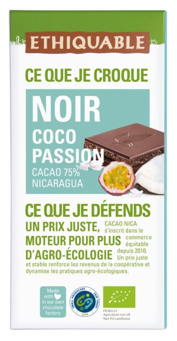 Chocolat noir Coco Passion Nicaragua 75%