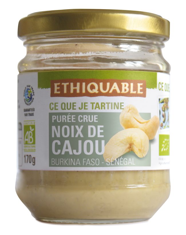 Purée crue de cajou