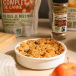 Crumble pomme canelle