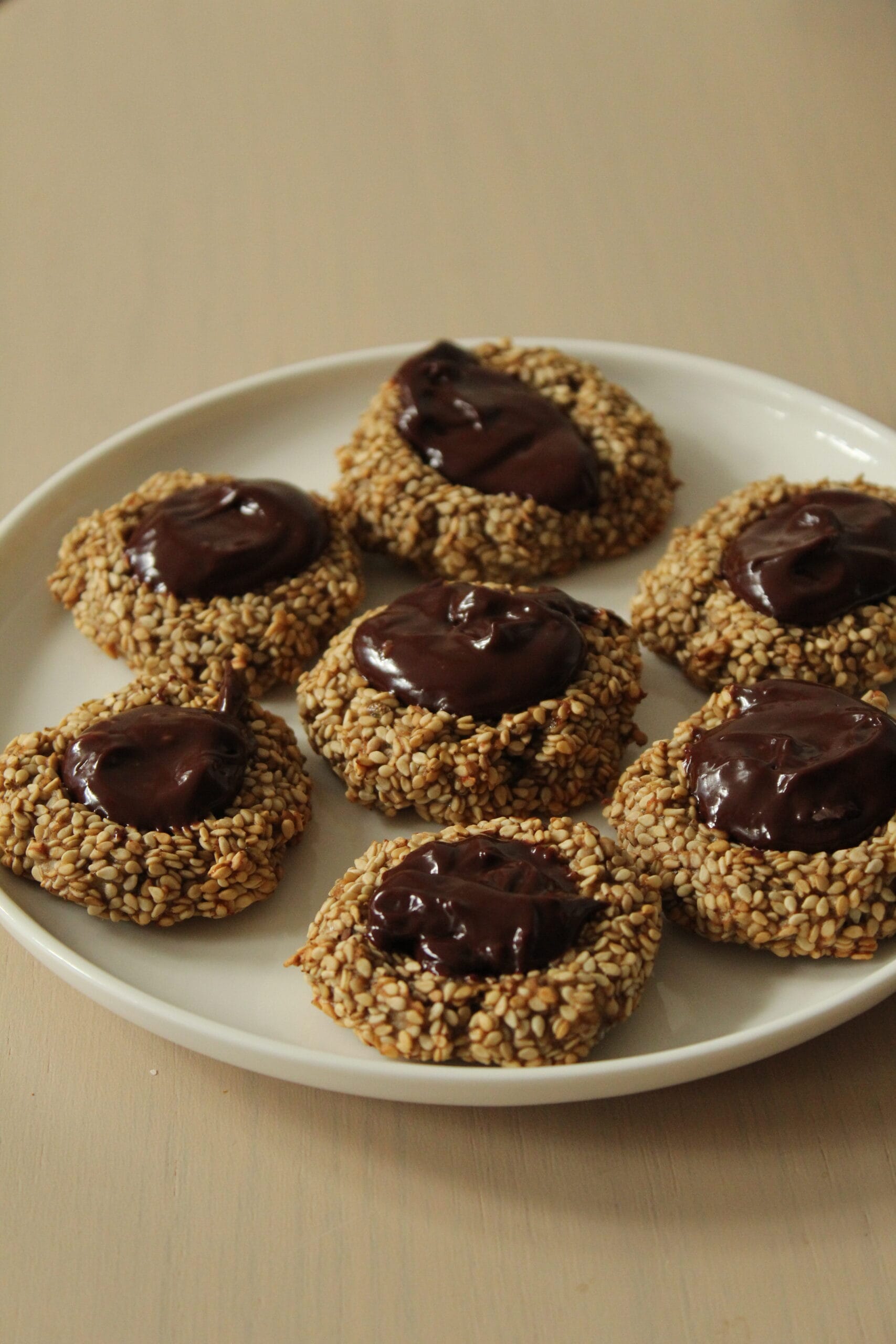 Biscuit sésame chocolat