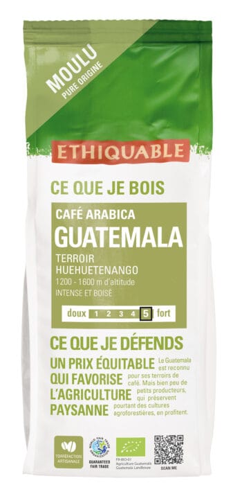 café moulu du Guatemala