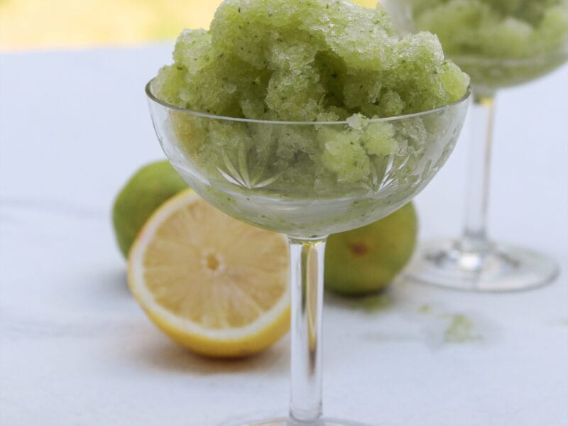 granité citron vert menthe